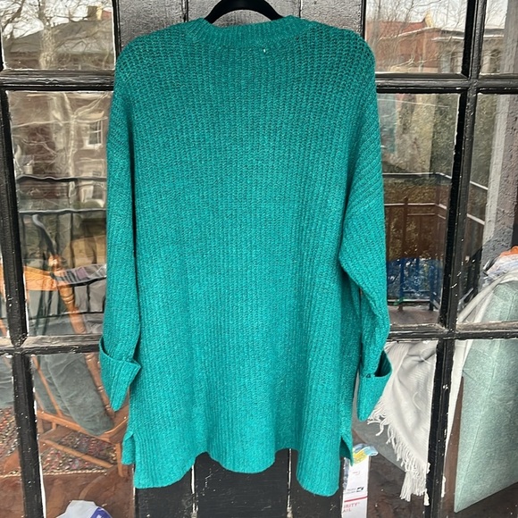 NWT Nine West Green Knit Sweater Size 3X - Picture 4 of 4